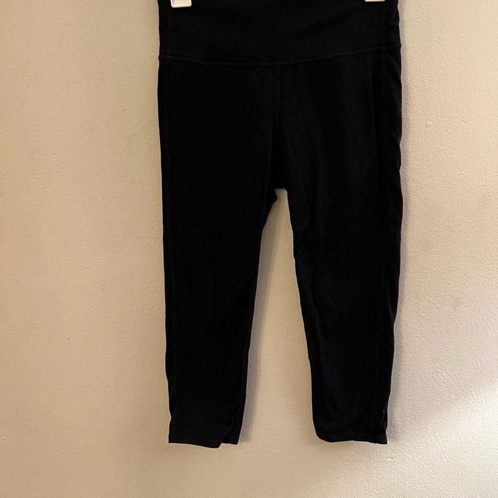 Athleta Black Leggings Streamlined Design